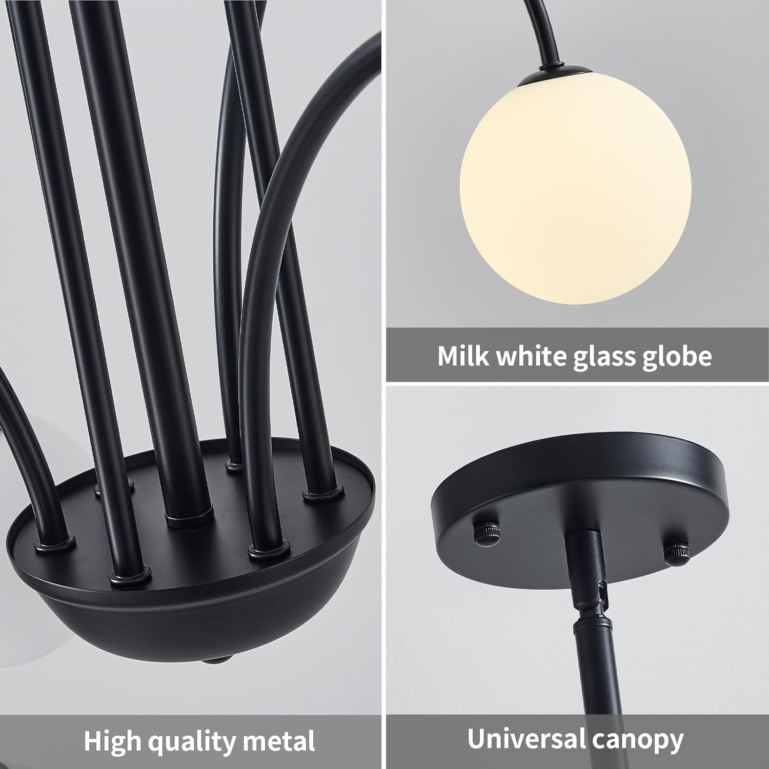 Mid Century Modern Sputnik Design Chandelier