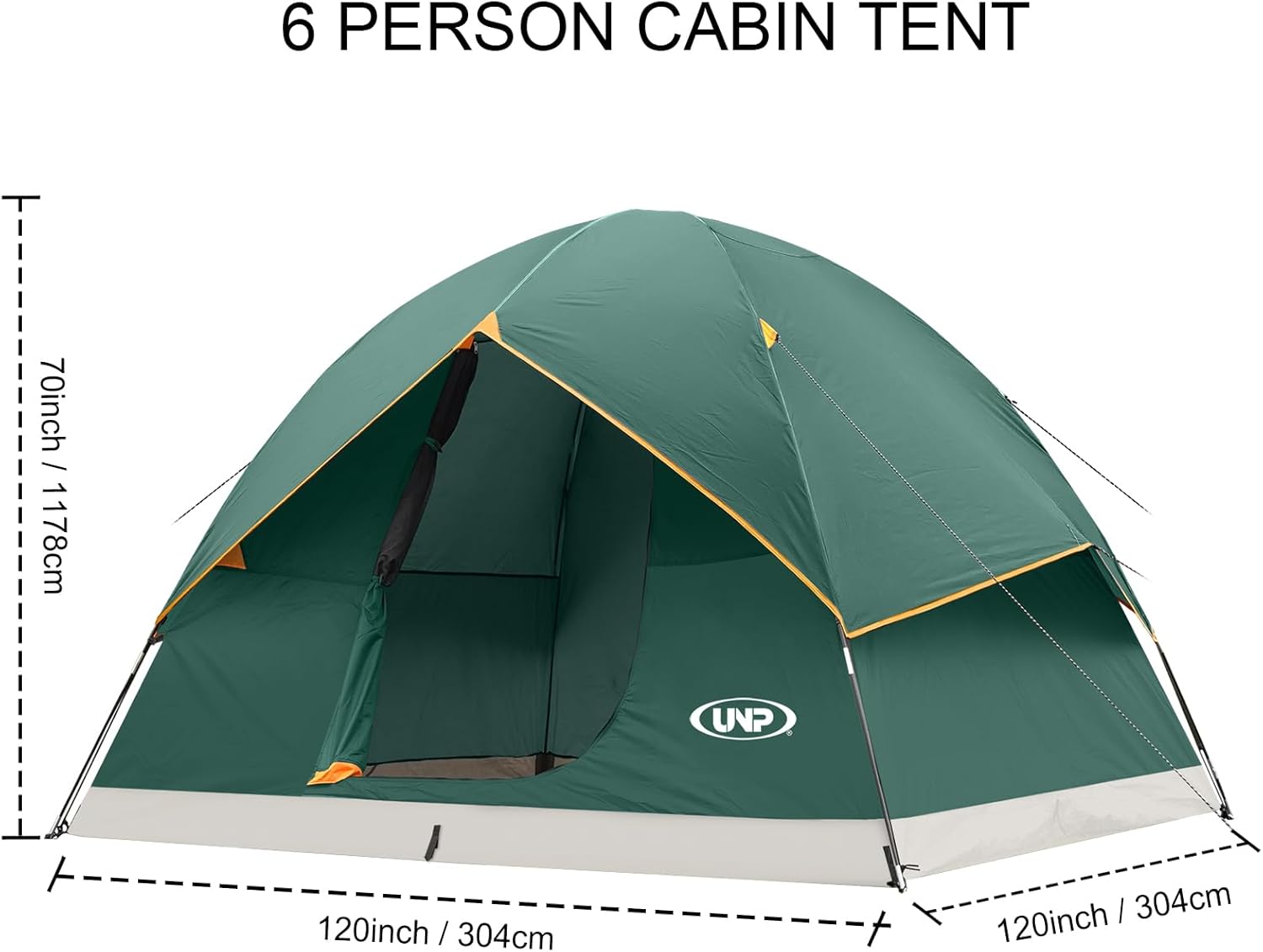 Camping Tent 2/3/4/6 Person Dome Tent Portable Camping Tent for Outdoor and Backpacking Beach wourant