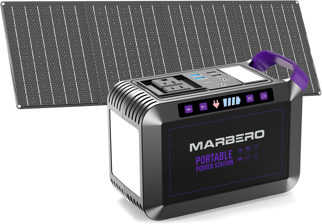 Portable Power Station 88Wh Camping Lithium Battery Solar Generator Fast Charging with AC Outlet 120W Peak Power Bank wourant