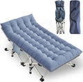 2-pack camping cots with mattresses, comfortable sleeping beds, adult camping cots, 2-person folding beds, heavy-duty sleeping beds wourant