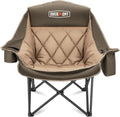 Extra Large Double Camping Chair - 2 Person Comfortable Sofa Chair Adult Loveseat - Heavy Duty Lawn Chair wourant