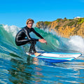 Wavestorm 8ft Classic Surfboard // Foam Wax Free Soft Top Longboard for Adults and Kids of All Levels of Surfing wourant